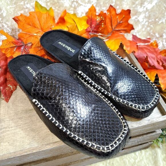 Mystique Leather Slide Mules various sizes - Picture 4 of 15